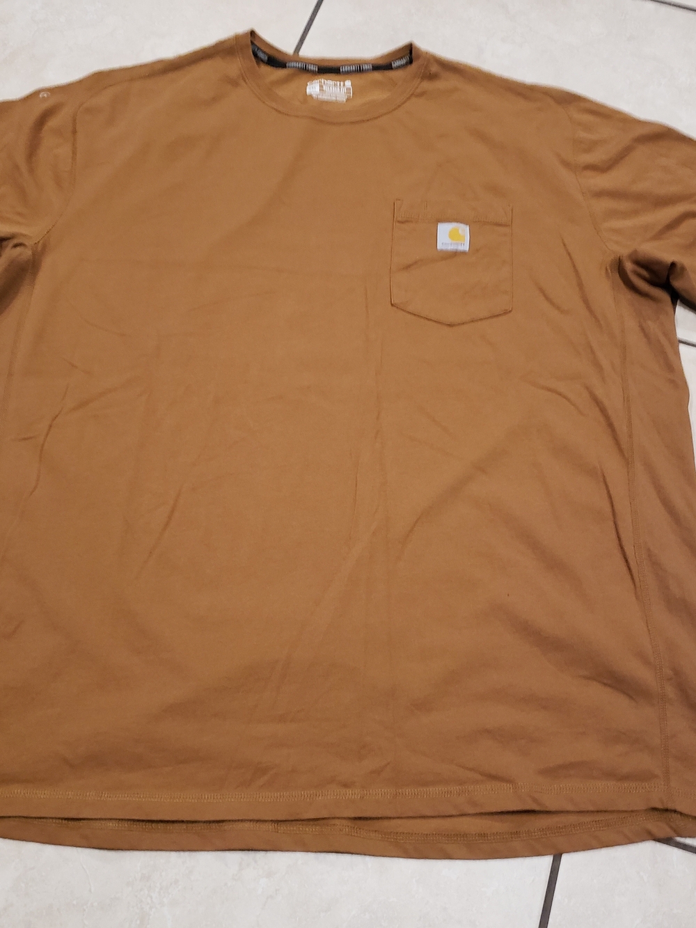 Carhartt Short Sleeve Pocket Tee in Brown